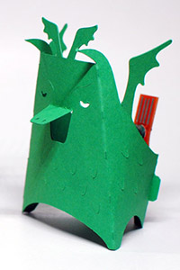 Photo of a paper dragon