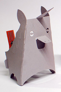 Photo of a paper unicorn